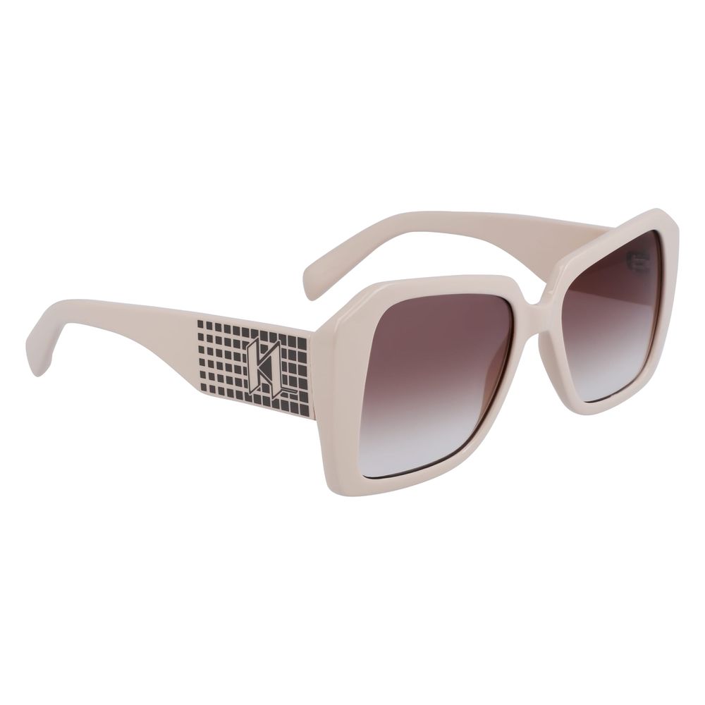 Weiße gespritzte Sonnenbrille