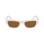 White Injected Sunglasses