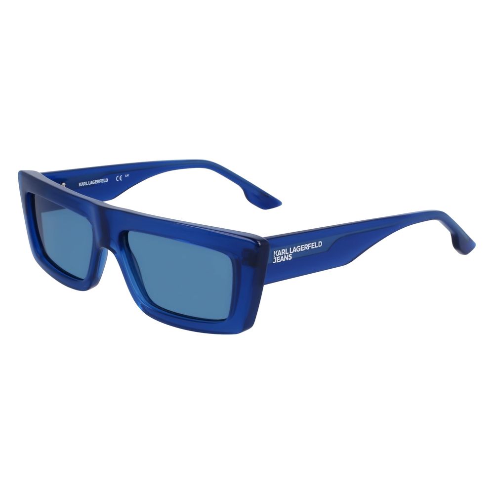 Occhiali da sole blu iniettato