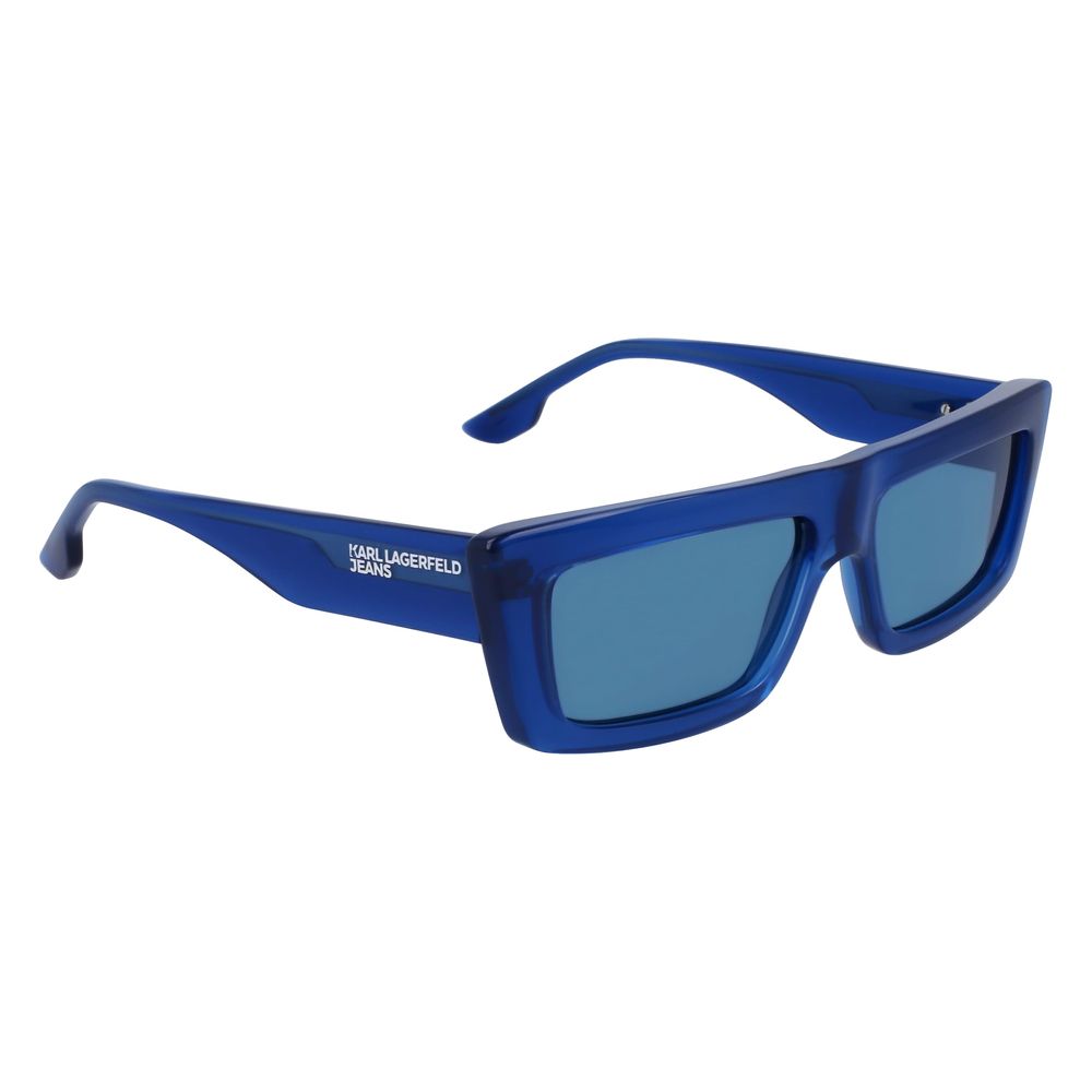 Occhiali da sole blu iniettato