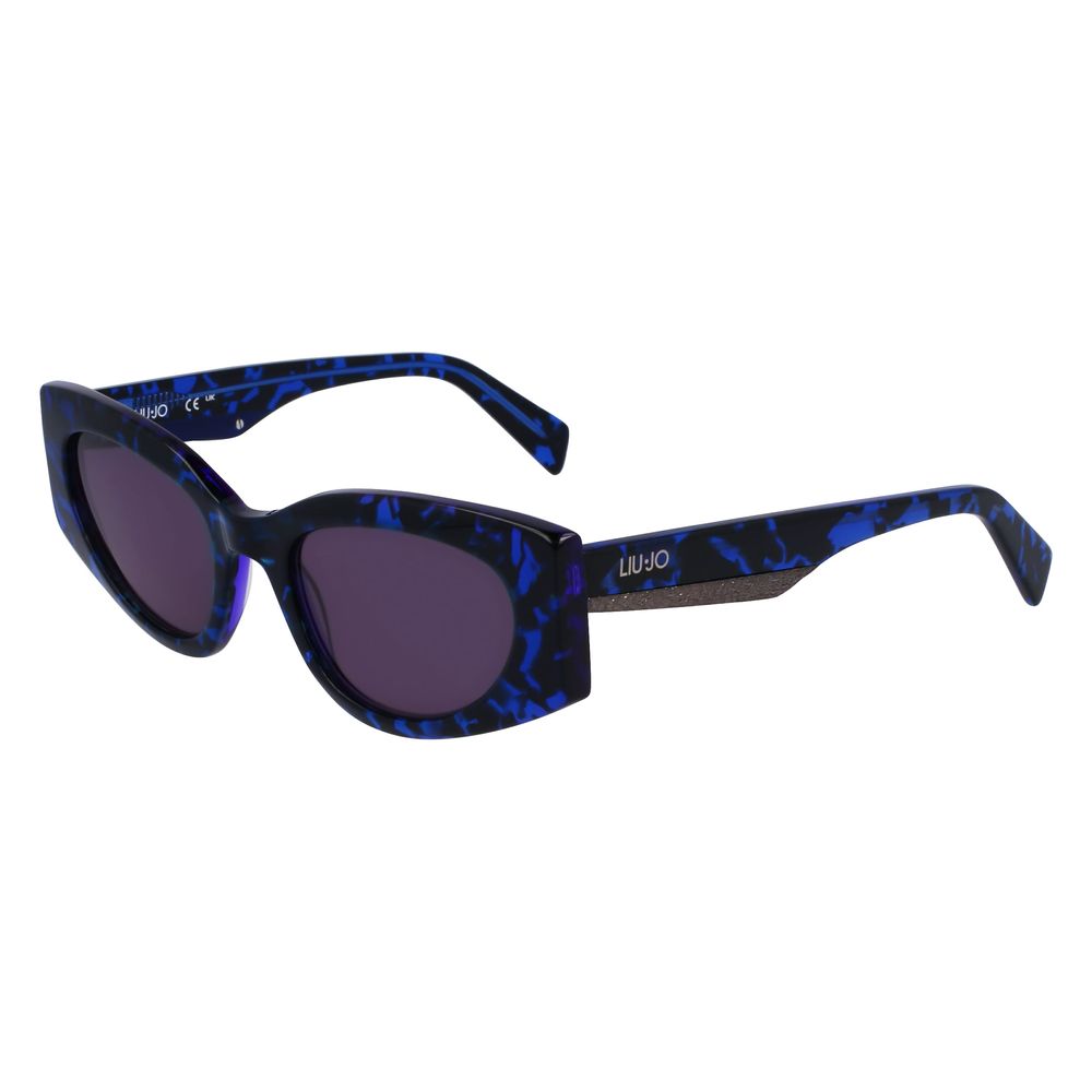 Blaue Acetat-Sonnenbrille