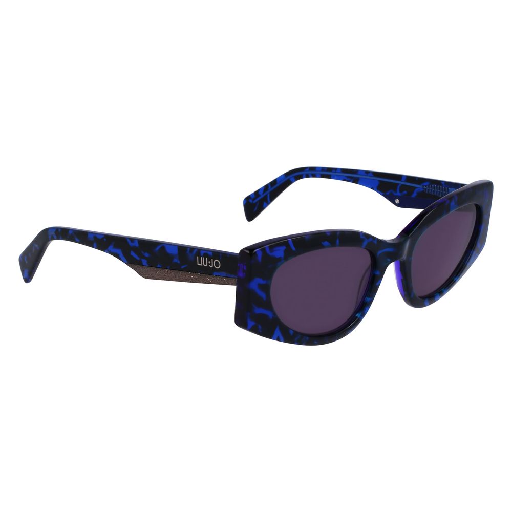 Blaue Acetat-Sonnenbrille
