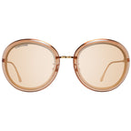Braune Sonnenbrille aus Metall