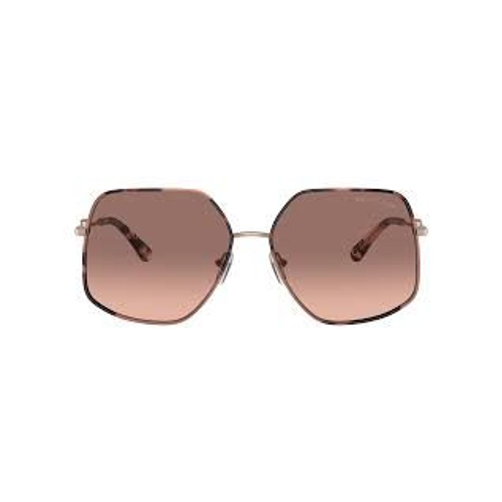 Sonnenbrille aus Goldmetall