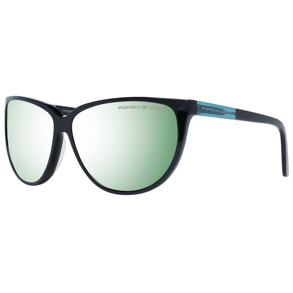 Sonnenbrille aus schwarzem Azetat