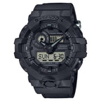 Black Resin Sport Watch