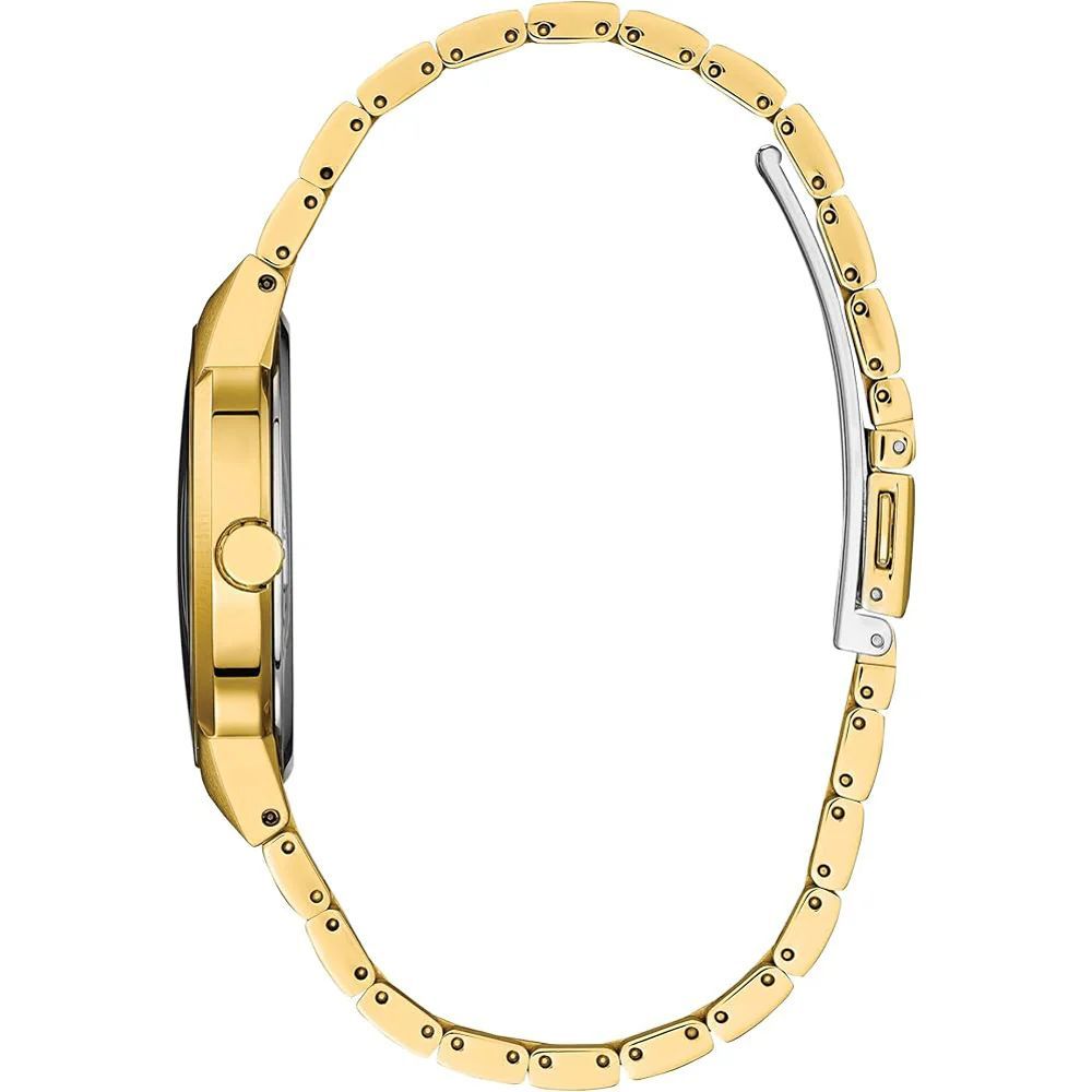 Goldene Edelstahl-Kleideruhr