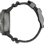 Orologio sportivo in gomma nera