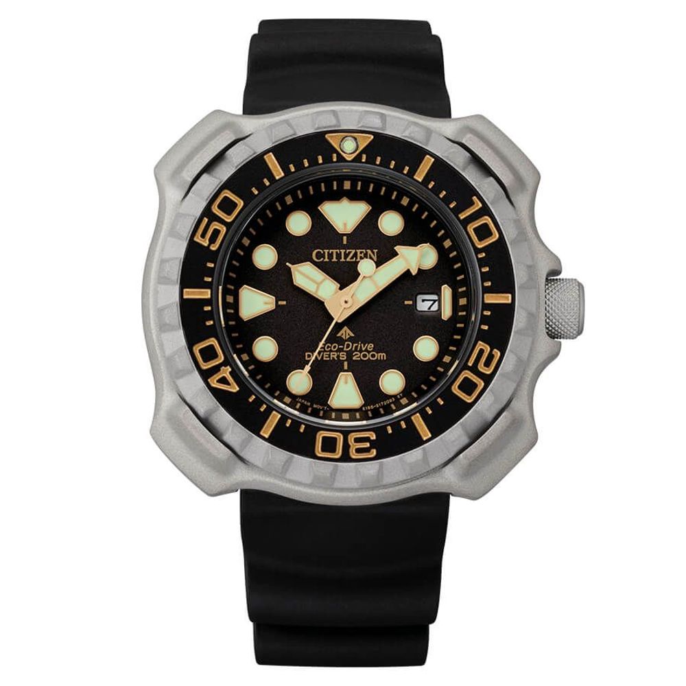 Orologio sportivo in gomma nera