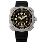 Orologio sportivo in gomma nera