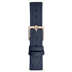 Blue Leather Dress Watch