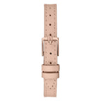 Mehrfarbige Leder-Armbanduhr