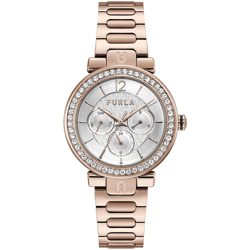 Multicolor-Edelstahl-Kleid-Uhr