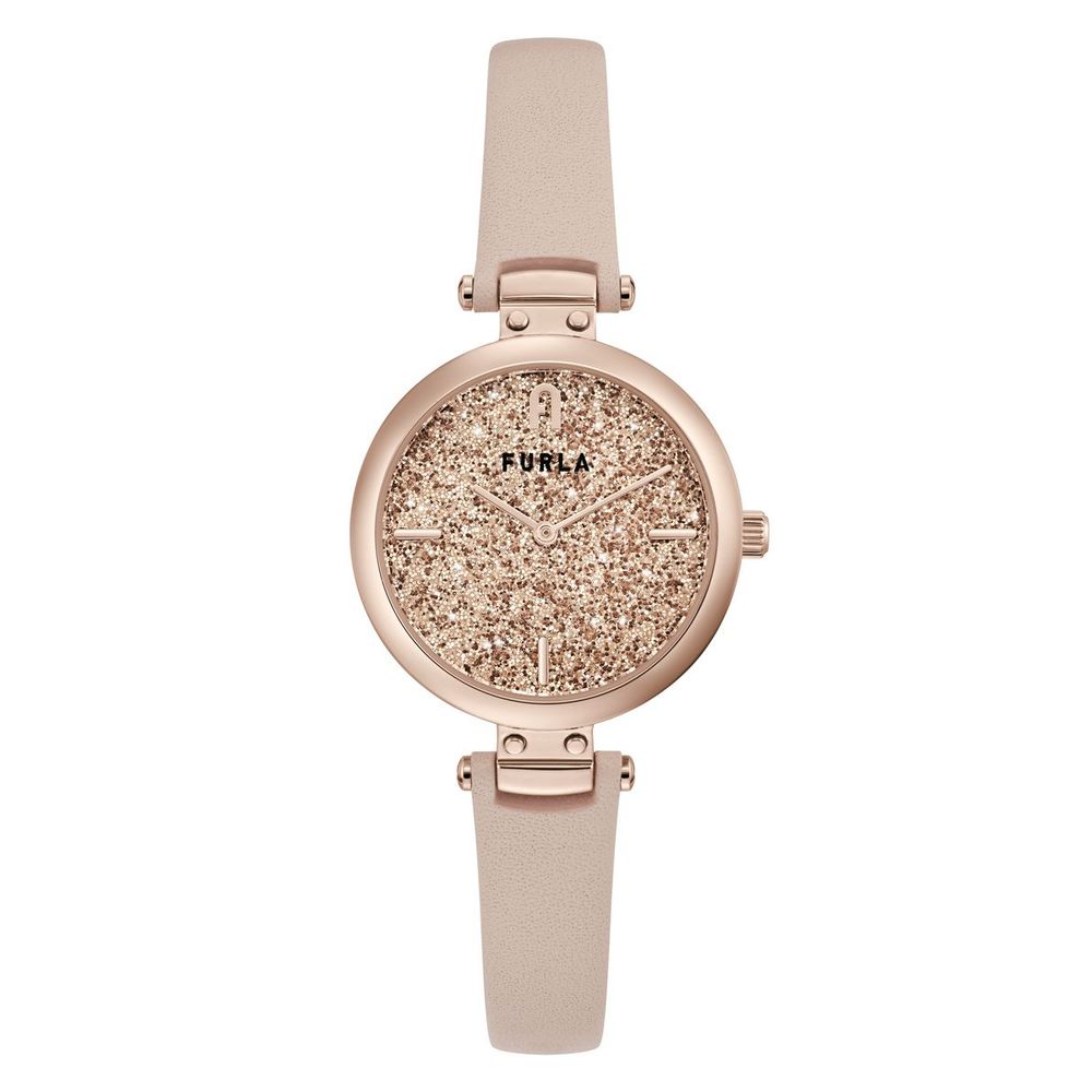 Mehrfarbige Leder-Dresswatch
