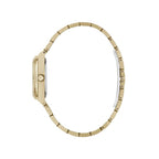 Goldene Edelstahl-Kleideruhr