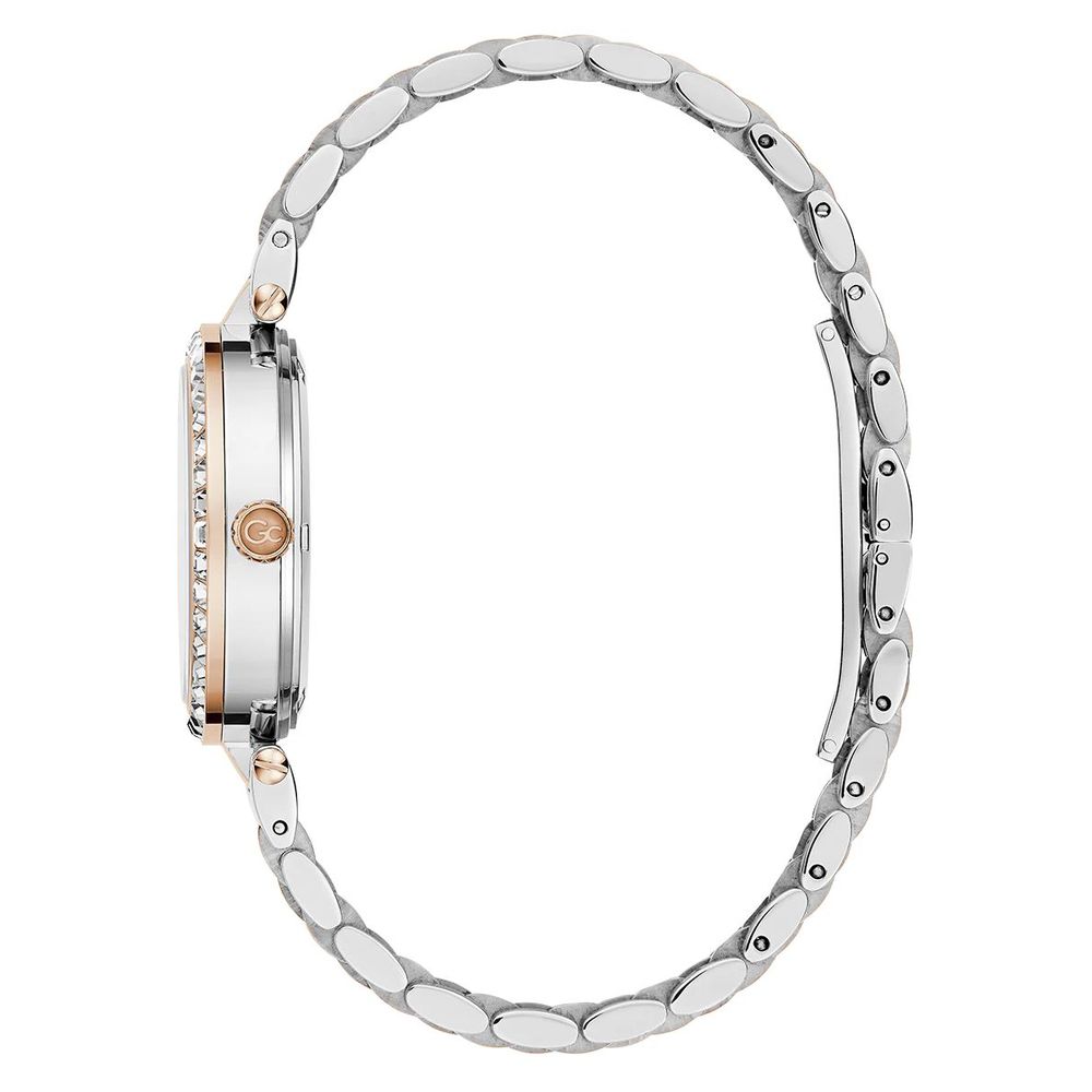 Graue Armbanduhr aus Edelstahl