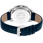 Armbanduhr aus schwarzem Leder