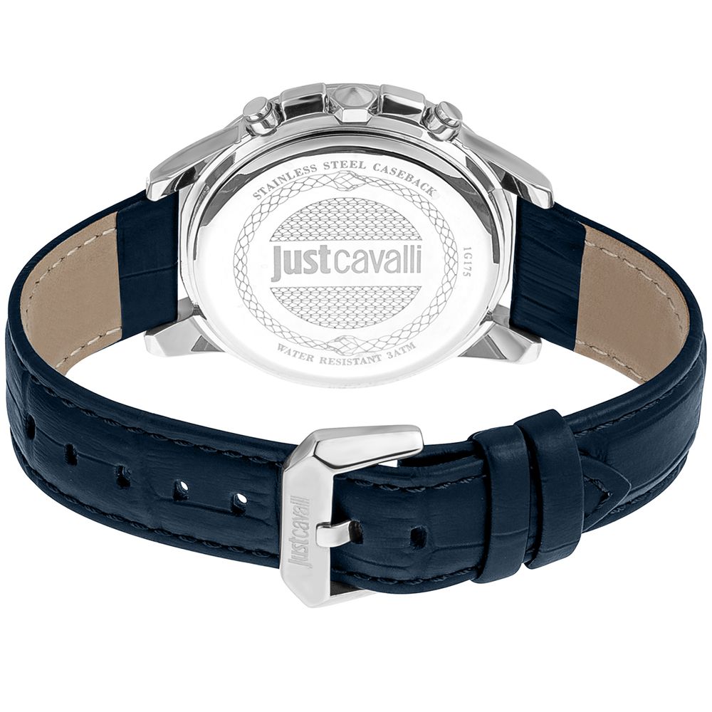 Armbanduhr aus schwarzem Leder