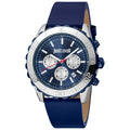 Blue Leather Dress Watch