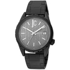 Schwarze Edelstahl-Dresswatch