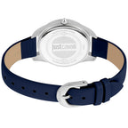 Blue Leather Dress Watch
