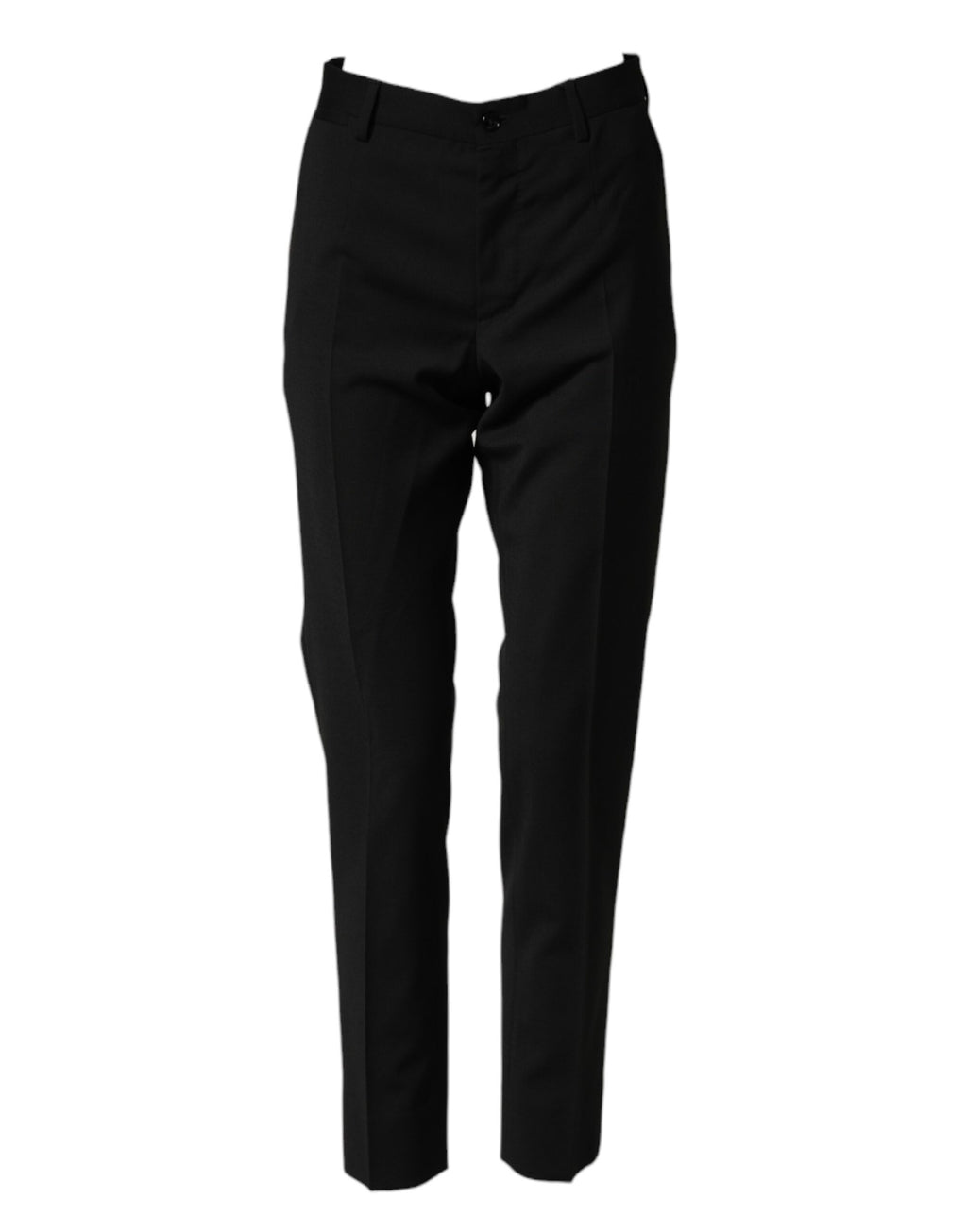 Schwarze Wollhose für Herren zum Anzug