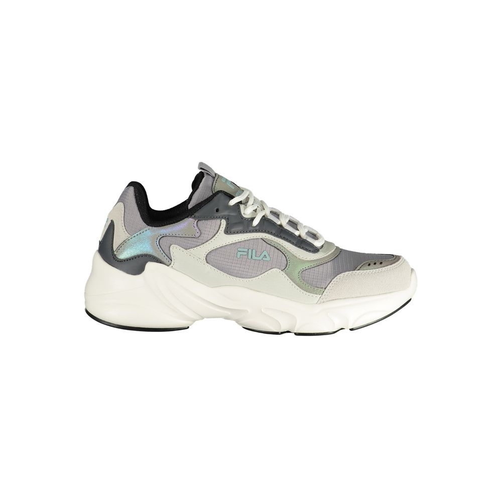 Gray Polyurethane Women's Sneaker