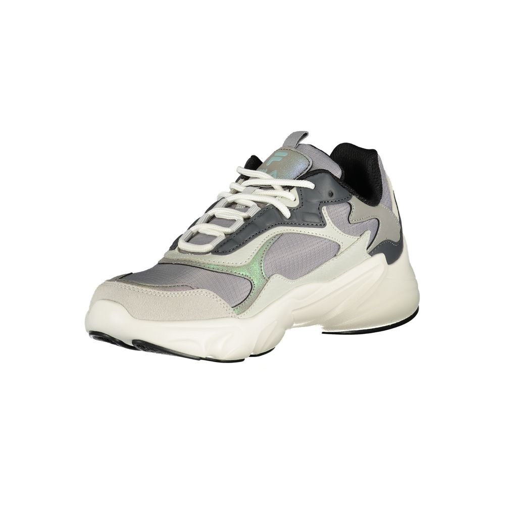 Gray Polyurethane Women's Sneaker