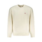 White Cotton Mens Sweatshirt