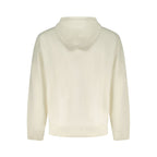 White Cotton Men's Hoodie