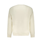 White Cotton Mens Sweatshirt