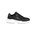Schwarzer Polyurethan-Sneaker für Herren