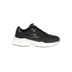 Schwarzer Polyurethan-Sneaker für Herren
