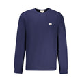 Blauer Baumwollpullover für Herren