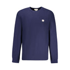 Blauer Baumwollpullover für Herren