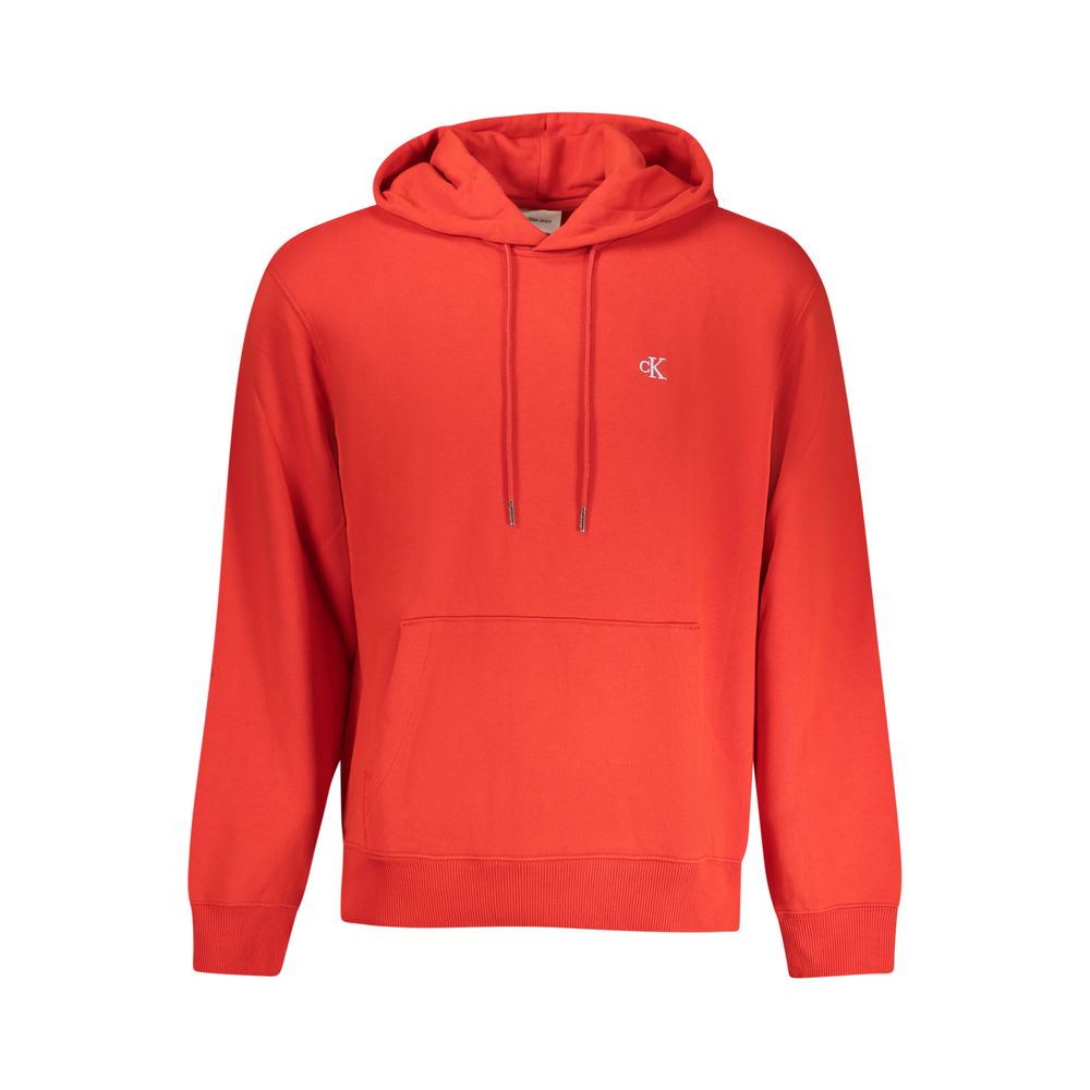 Rotes Baumwoll-Sweatshirt für Herren