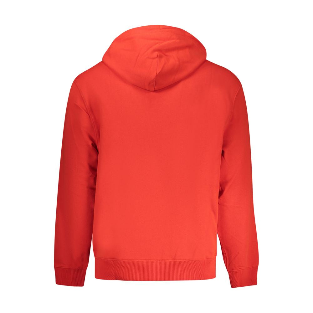 Rotes Baumwoll-Sweatshirt für Herren