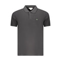 Herren-Polo aus schwarzer Baumwolle