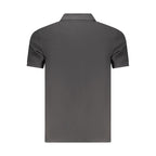 Herren-Polo aus schwarzer Baumwolle