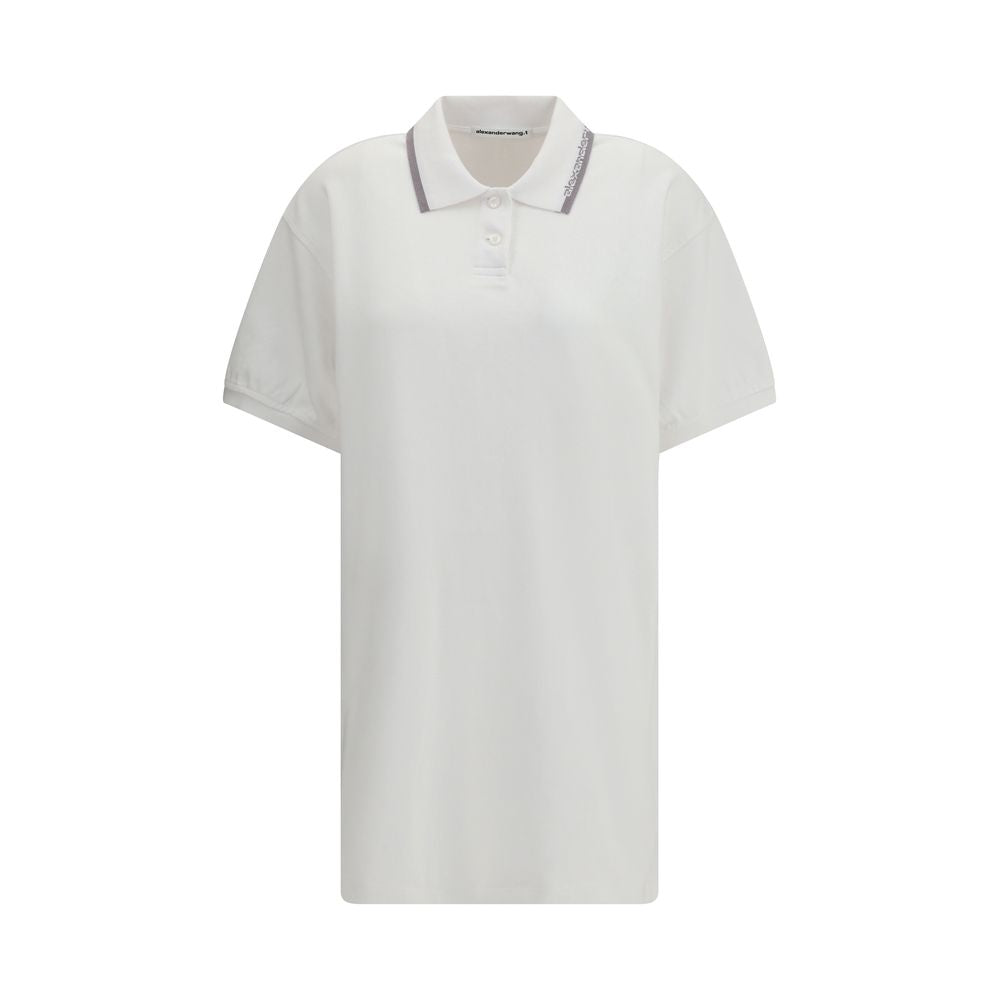 Weißes, lässiges Baumwollkleid