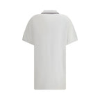 Weißes, lässiges Baumwollkleid