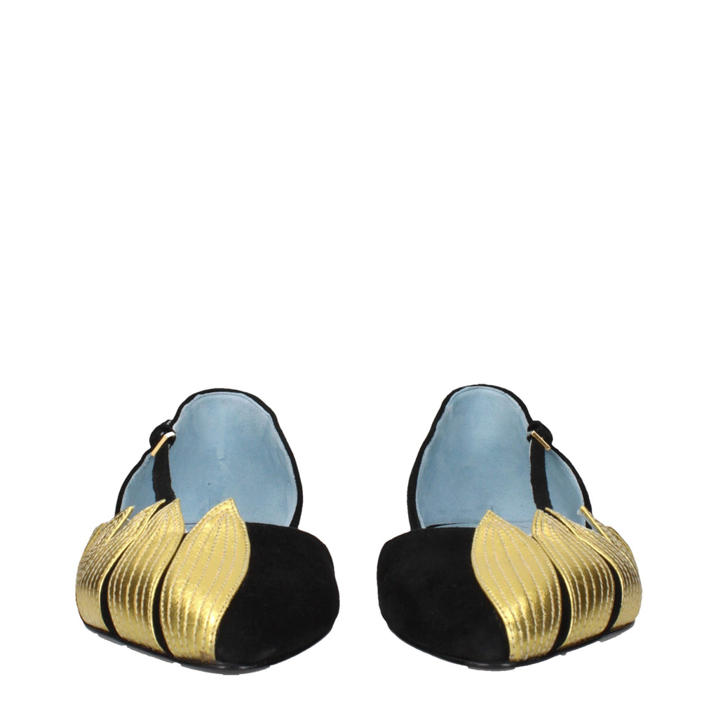 Sandals in Black Leather