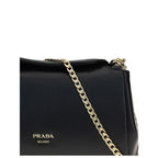 Black Calf Leather Bos Taurus Shoulder Bag