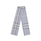 Blauer Wollschal