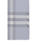 Blauer Wollschal