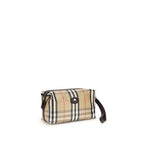Portafoglio in cotone beige