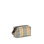 Portafoglio in cotone beige