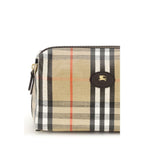 Portafoglio in cotone beige