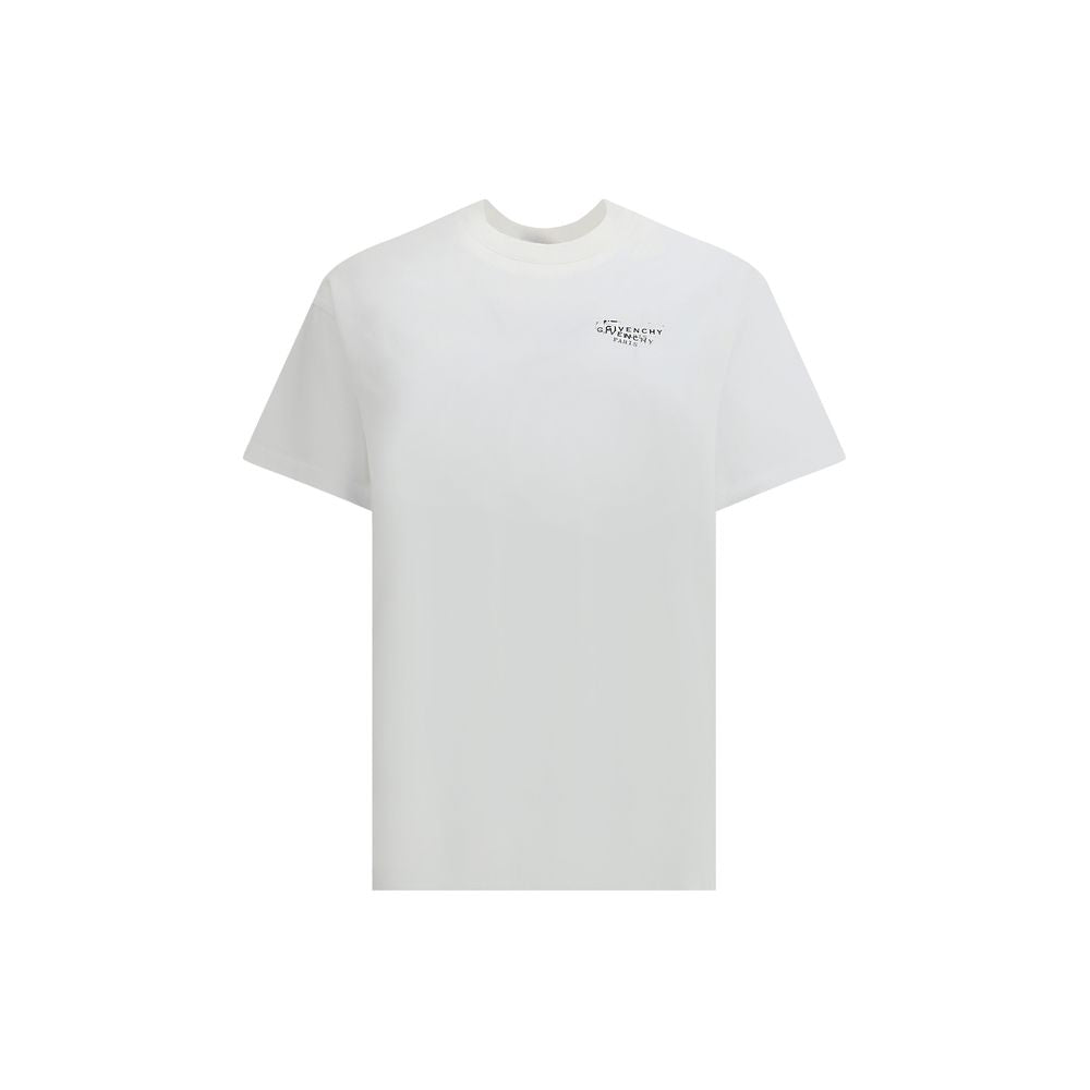Weißes Baumwoll-T-Shirt