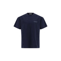 Blaues Baumwoll-T-Shirt